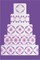 Royal Damask Cake Stencil Tier #4 | C707 by Designer Stencils | Cake Decorating Tools | Baking Stencils for Royal Icing, Airbrush, Dusting Powder | Reusable Plastic Food Grade Stencil for Cakes | Easy to Use & Clean Cake Stencil